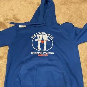 Medium Royal Blue Millwright Hoodie Sweatshirt